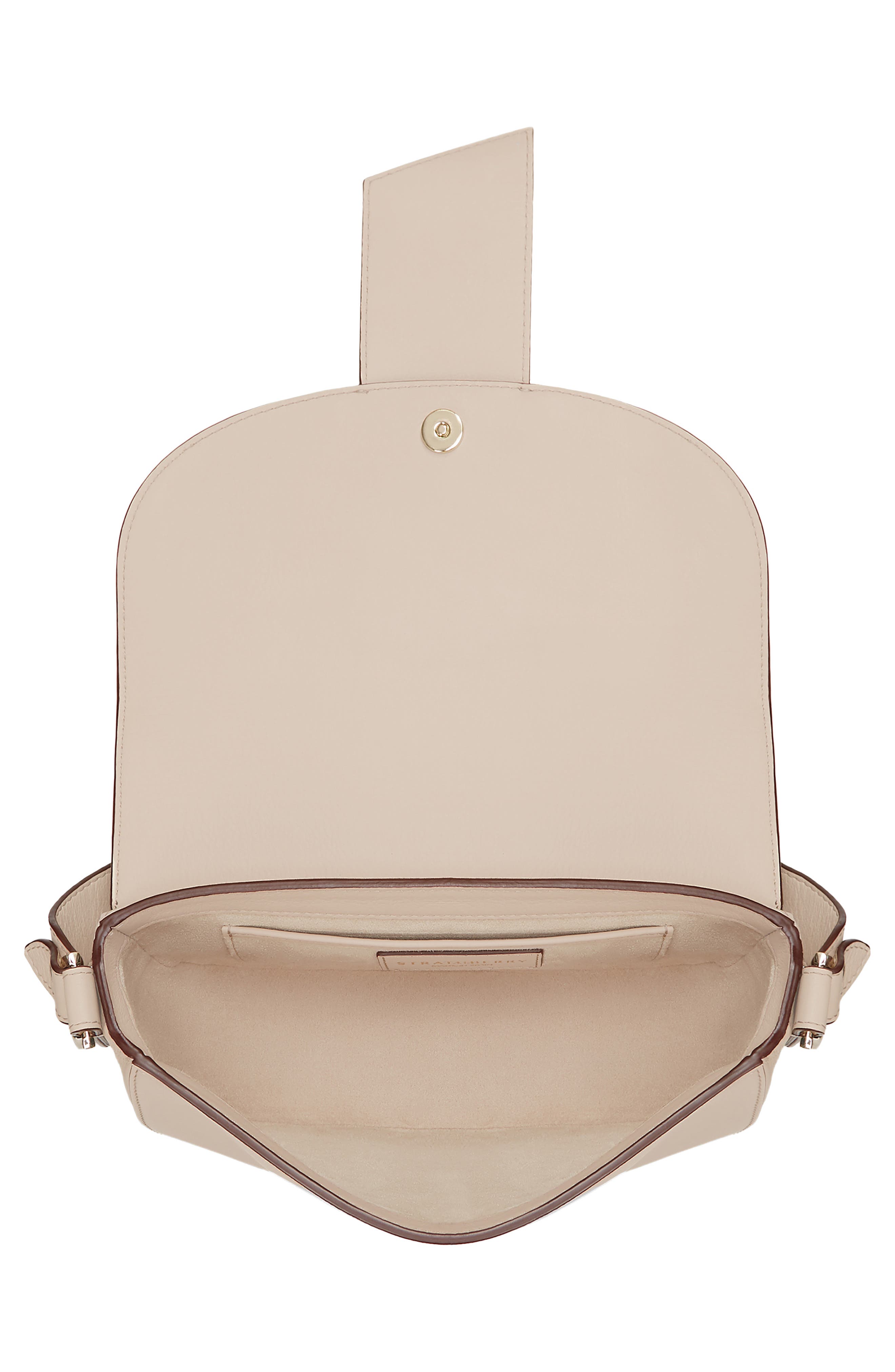 Crescent Saddle Leather Crossbody Bag, Alternate, color, OAT