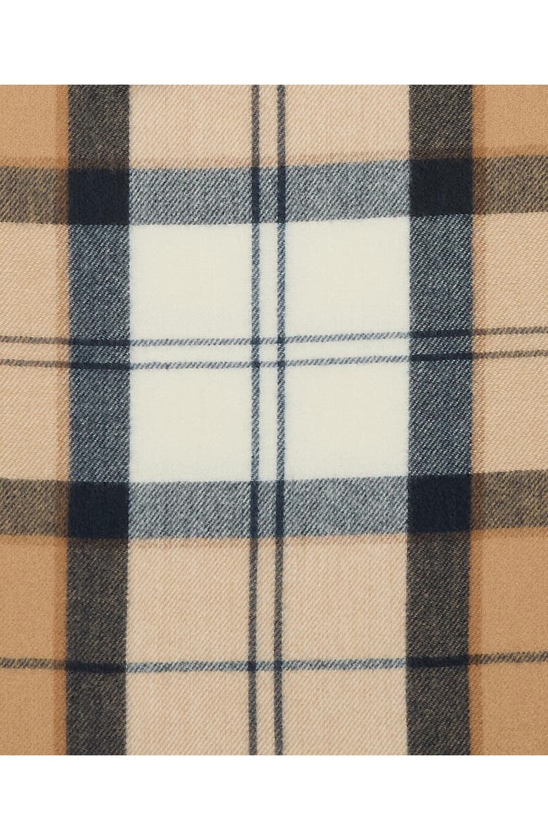 Barbour Hailes Plaid Scarf, Alternate, color, Hessian Navy Tartan