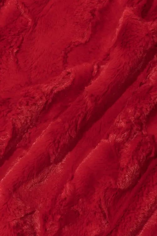 Crickle Daisy Snuggle Blanket In Red