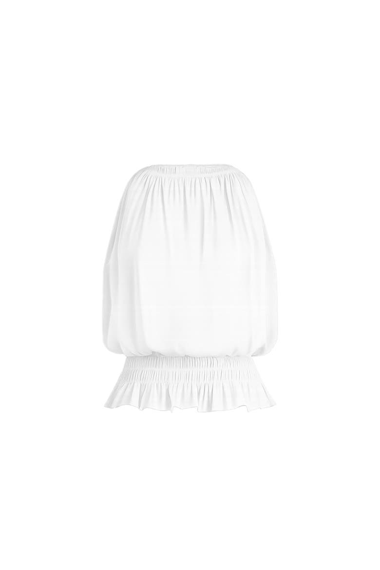 Betsy Halter Top, Alternate, color, White