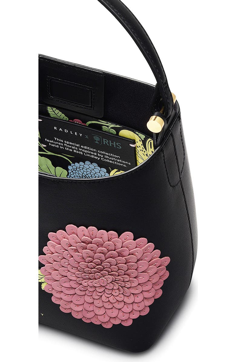 Radley Small Royal Horticultural Society Crossbody Bag, Alternate, color, Black