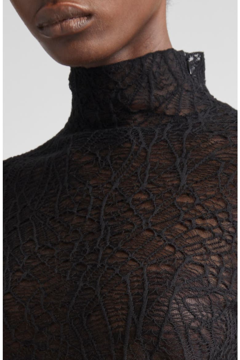 Cobweb Lace Top, Alternate, color, BLACK