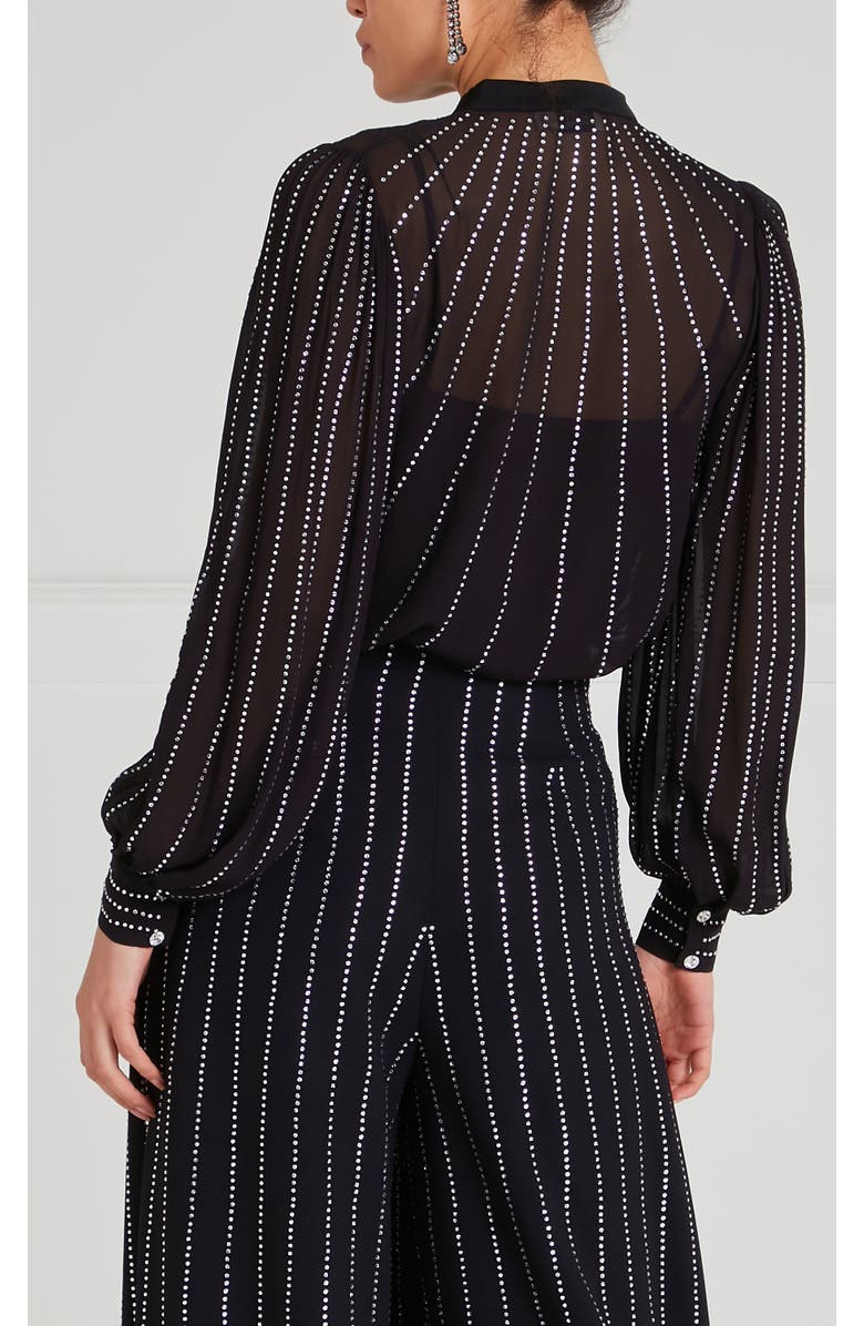 Temperley London Villanelle Shirt, Alternate, color, Black