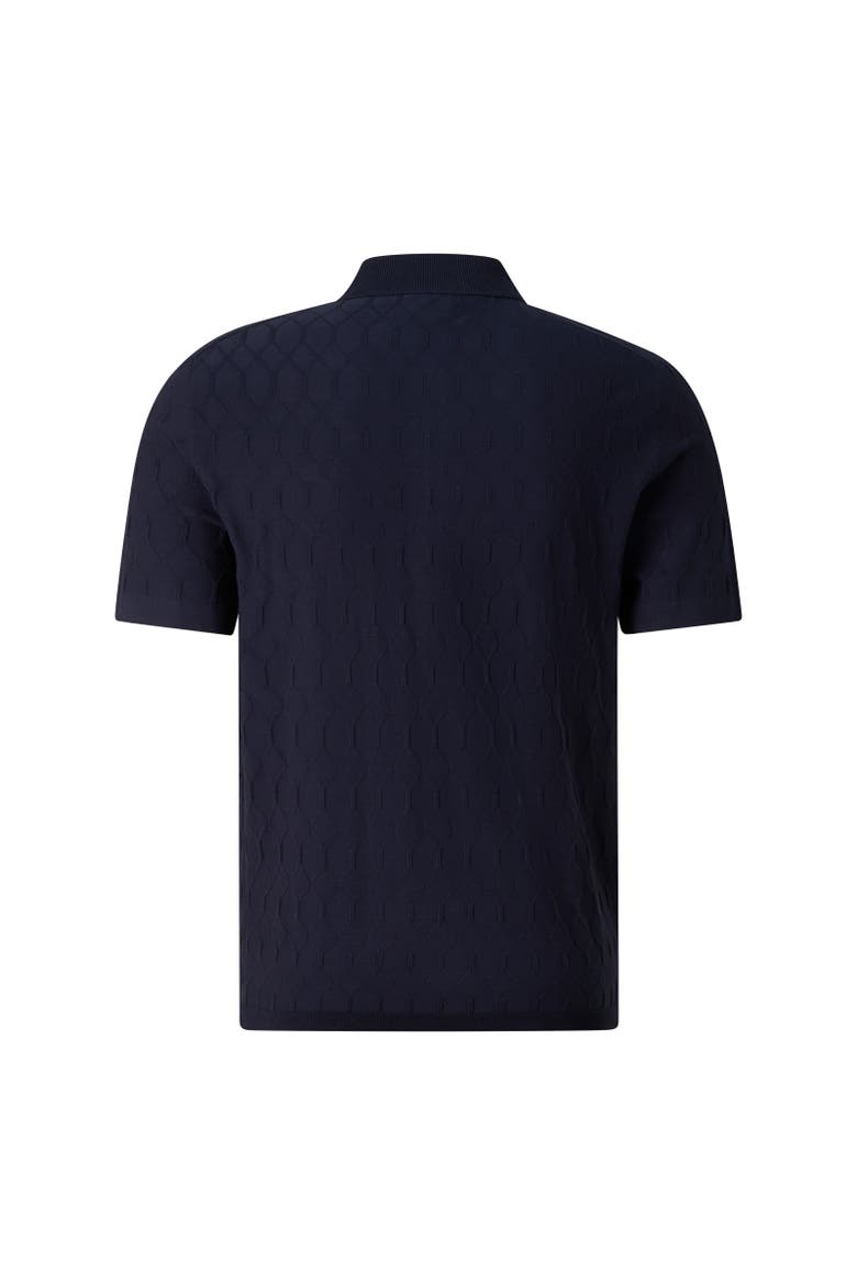 Maxim Knitted Polo Shirt, Alternate, color, Navy blue