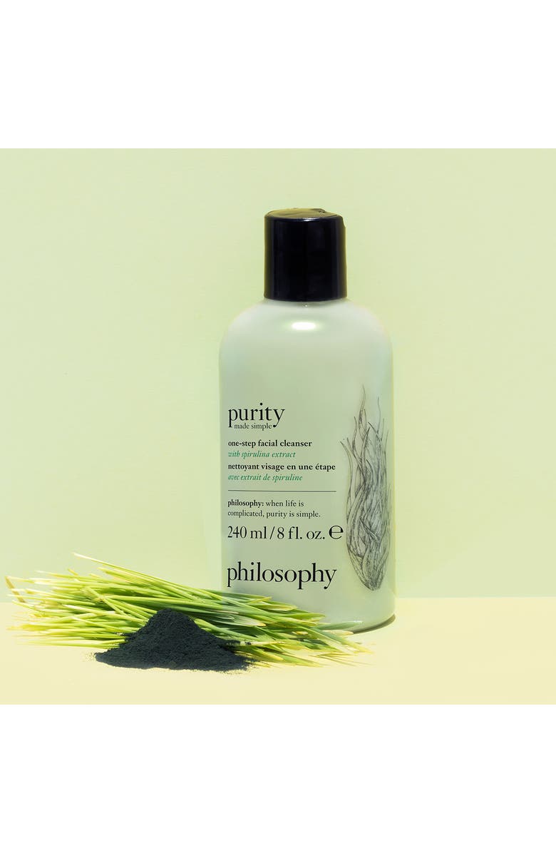 philosophy purity one-step facial cleanser with spirulina, Alternate, color, 