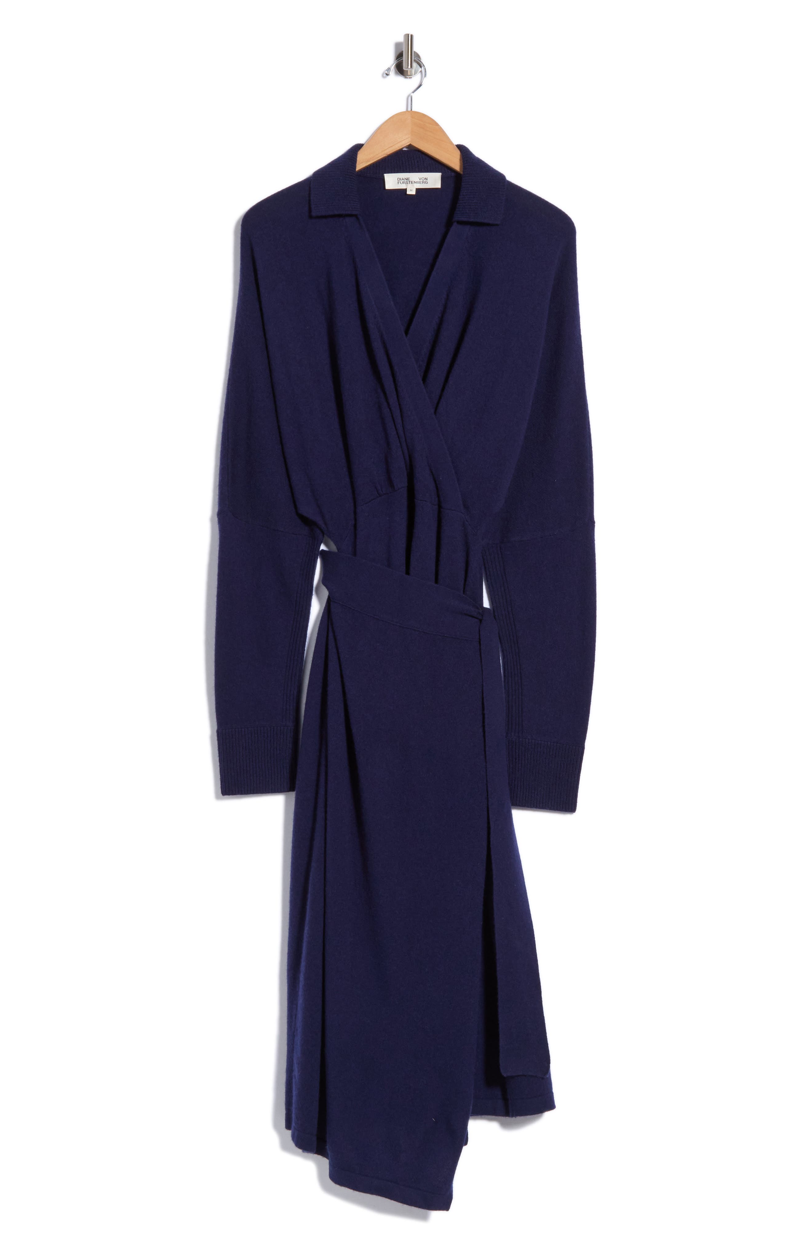 Mac Wool & Cashmere Wrap Midi Dress