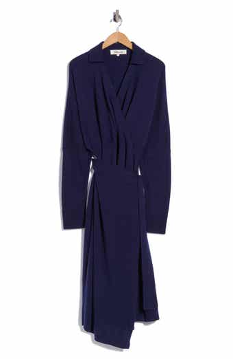 Mac Wool & Cashmere Wrap Midi Dress