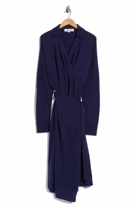 Mac Wool & Cashmere Wrap Midi Dress