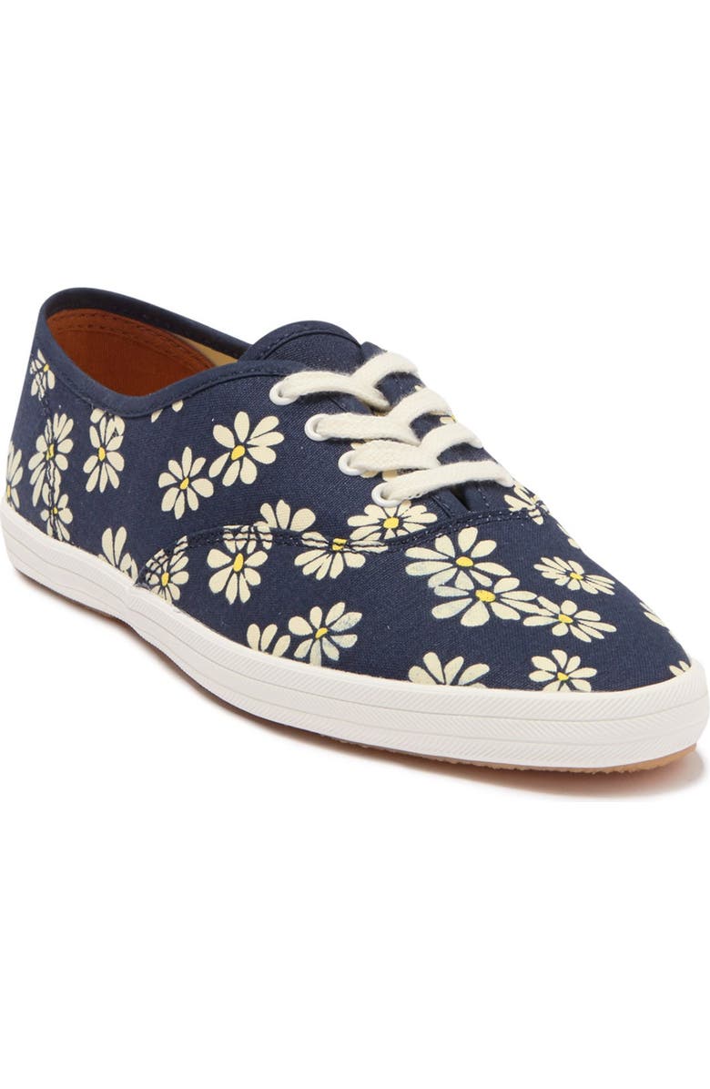Keds<sup>®</sup> Champion Vintage Daisy Low Top Sneaker, Main, color,