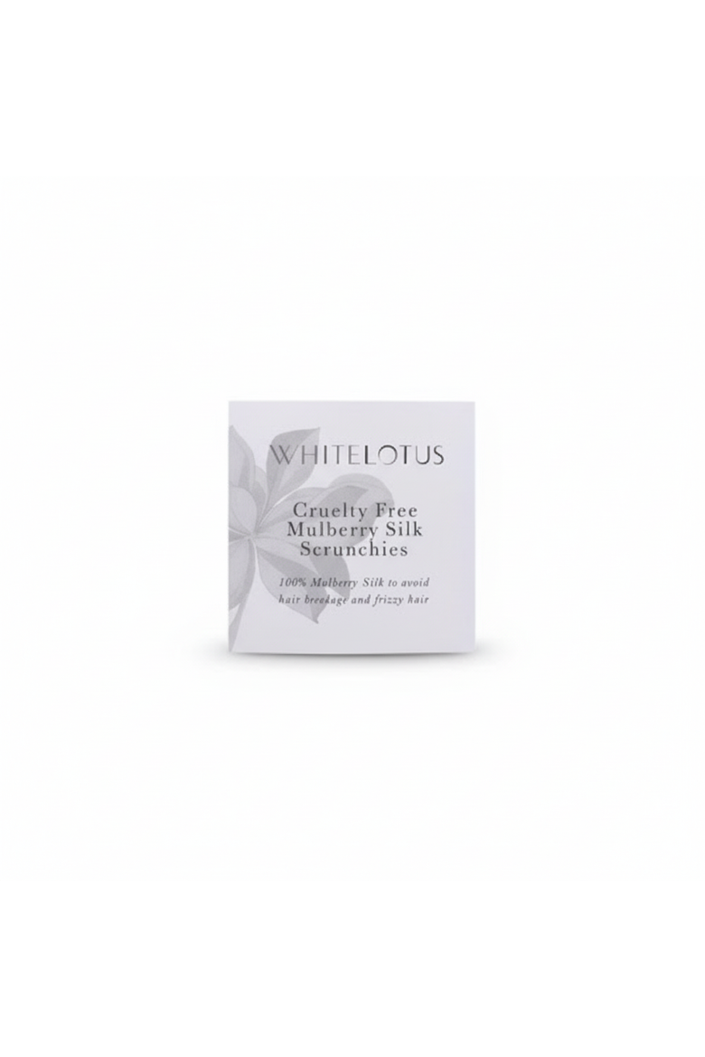 Luxurious Cruelty Free 100% Mulberry Silk Scrunchies Pack of 3, Alternate, color, Neutral