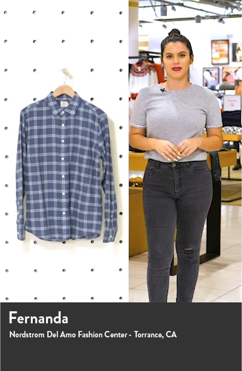 Cloud Summer Blend Check Button-Up Shirt, sales video thumbnail