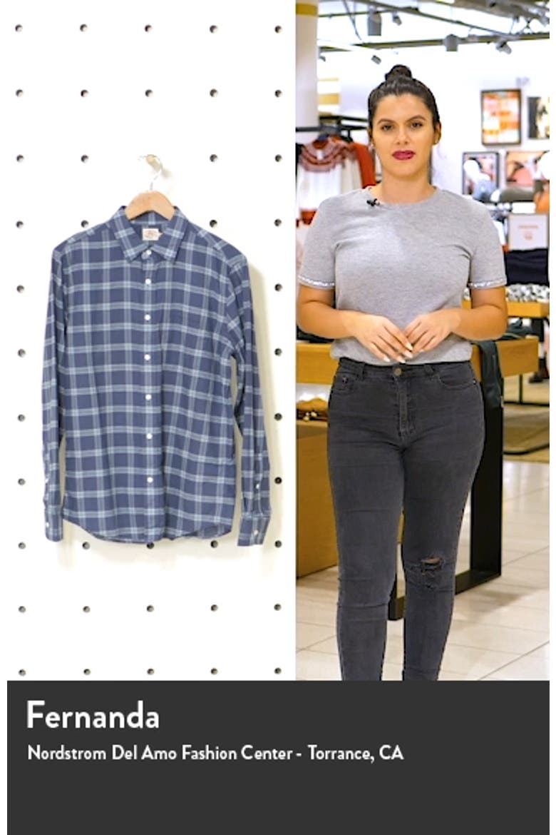 Cloud Summer Blend Check Button-Up Shirt video