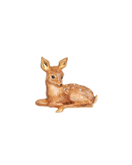 Fable England Resting Fawn Enamel Brooch