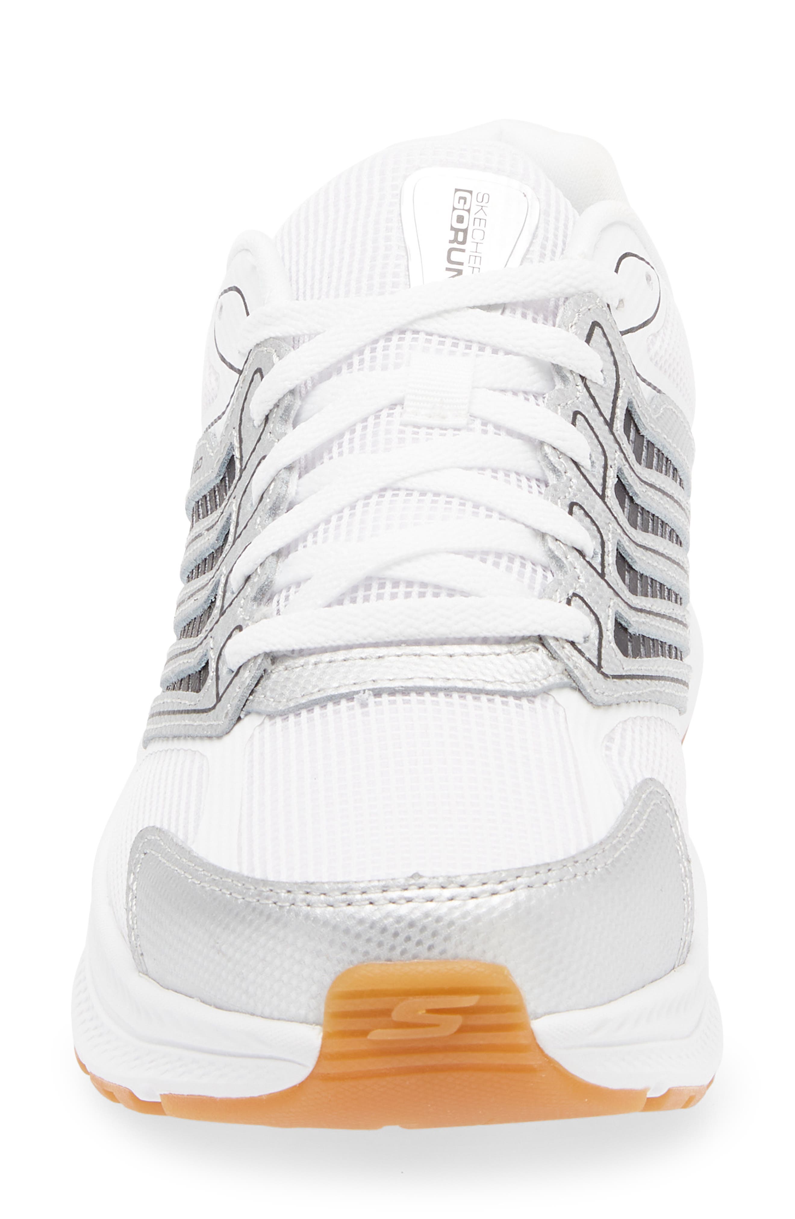 SKECHERS Go Run Consistent 2.0 Running Shoe, Alternate, color, White/ Black