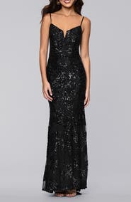 Blondie Nites Sequin Rose Gown