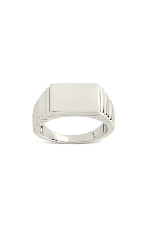 Reta Polished Signet Ring