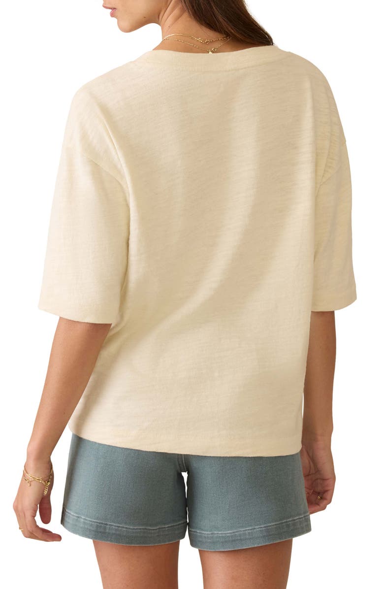 Faherty Sunwashed Slub Organic Cotton Graphic T-Shirt, Alternate, color, 