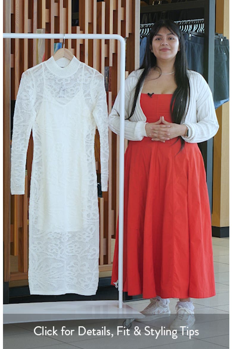 Illie Long Sleeve Sweater Dress video