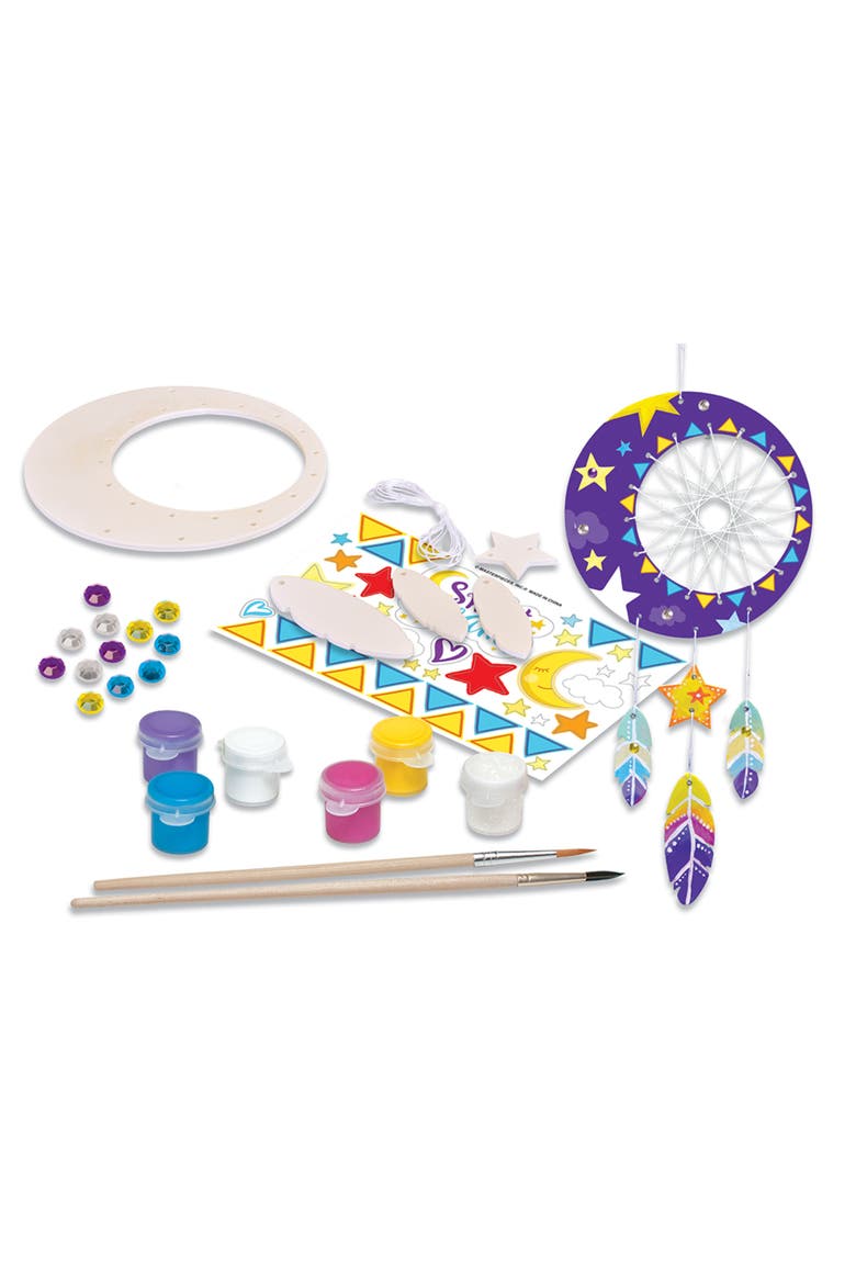 Dreamcatcher Wood Craft & Paint Kit, Alternate, color, Multicolor