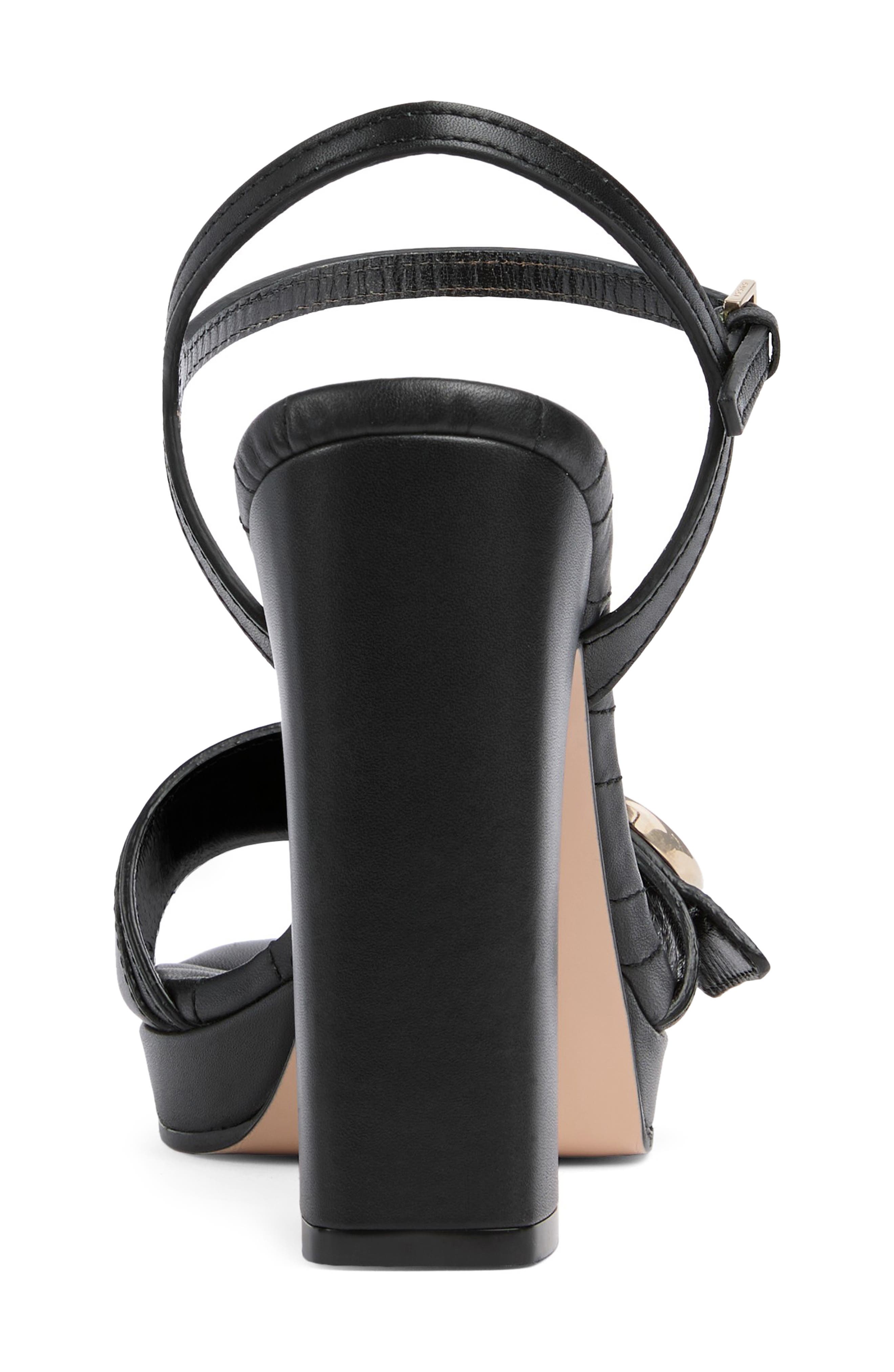 Gucci GG Platform Sandal, Alternate, color, Black