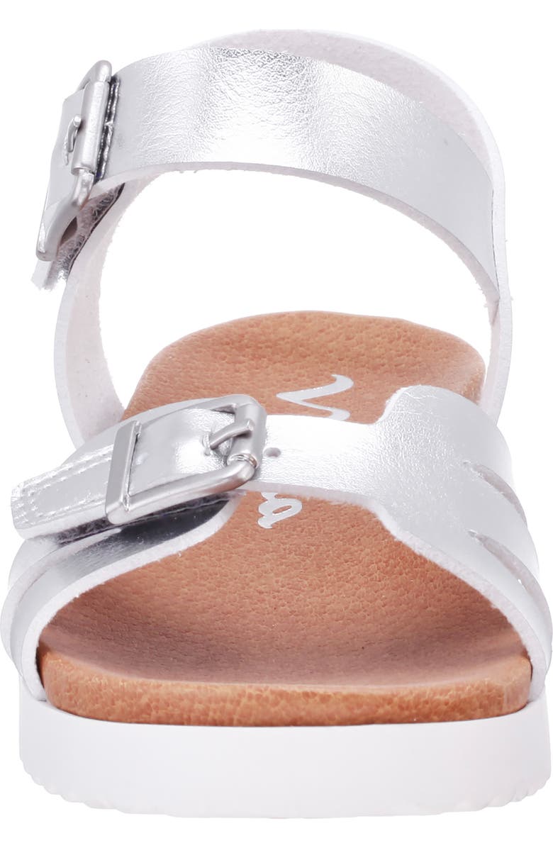 Nina Kids' Lacey Metallic Strappy Sandal, Alternate, color,