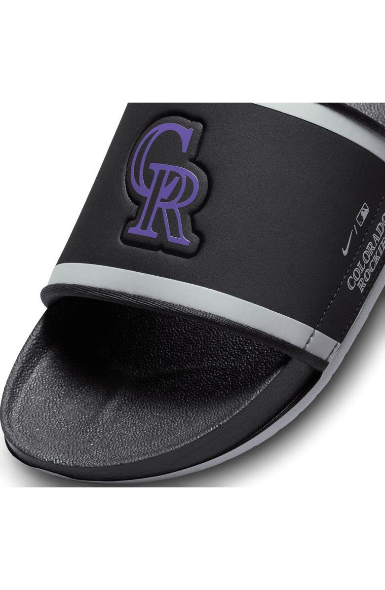Nike Colorado Rockies Off-Court Wordmark Slide Sandals, Alternate, color,