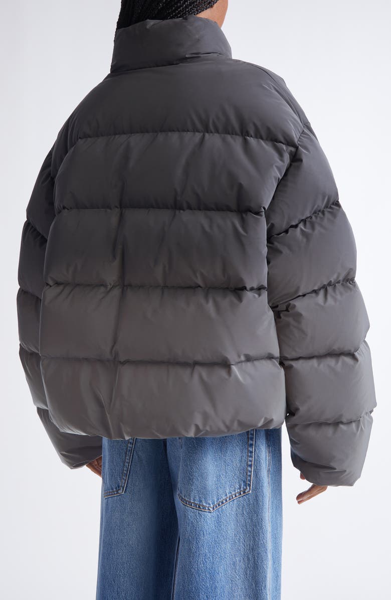 Alexander Wang Reflective Gradient Puffer Jacket, Alternate, color, Silver/ Black