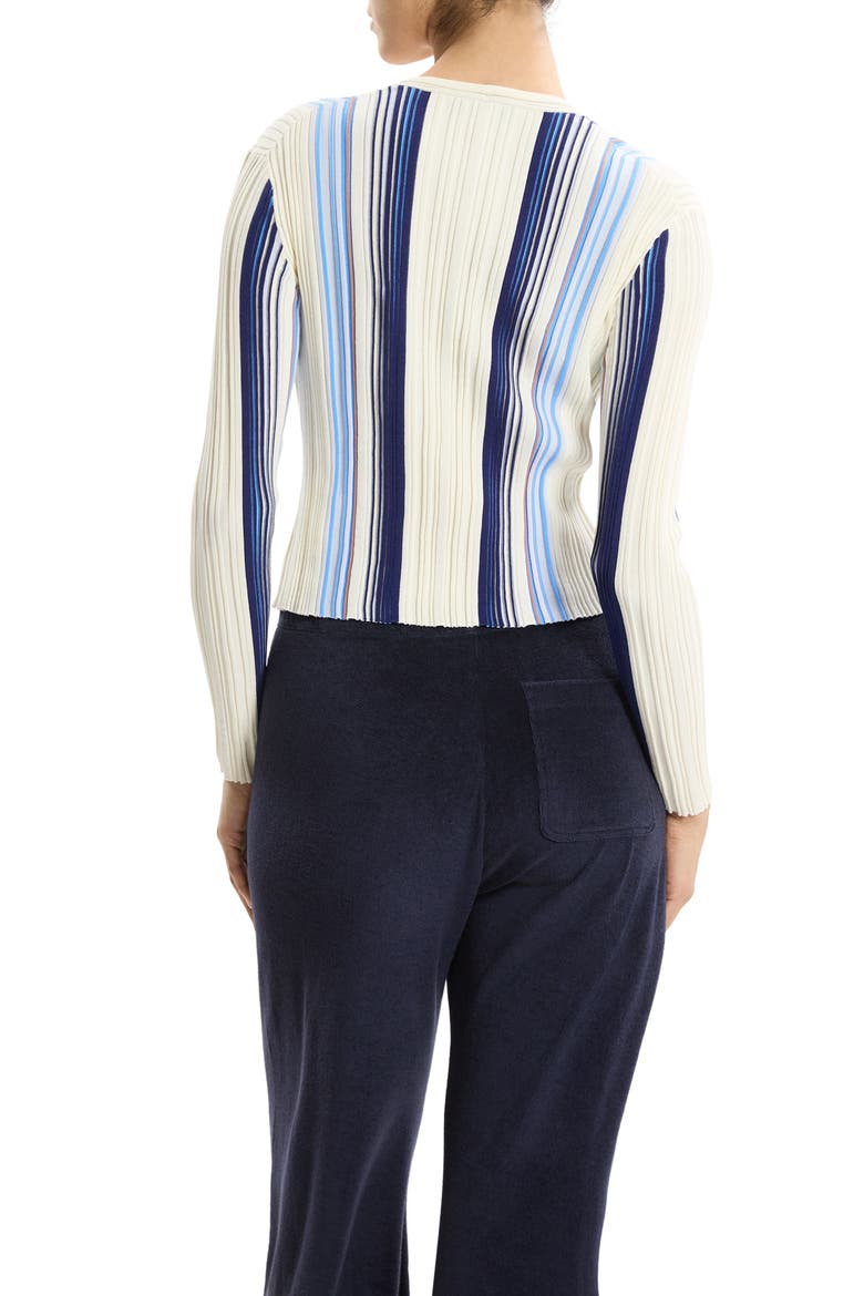 Berk Rib Cardigan, Alternate, color, IVORY MULTI