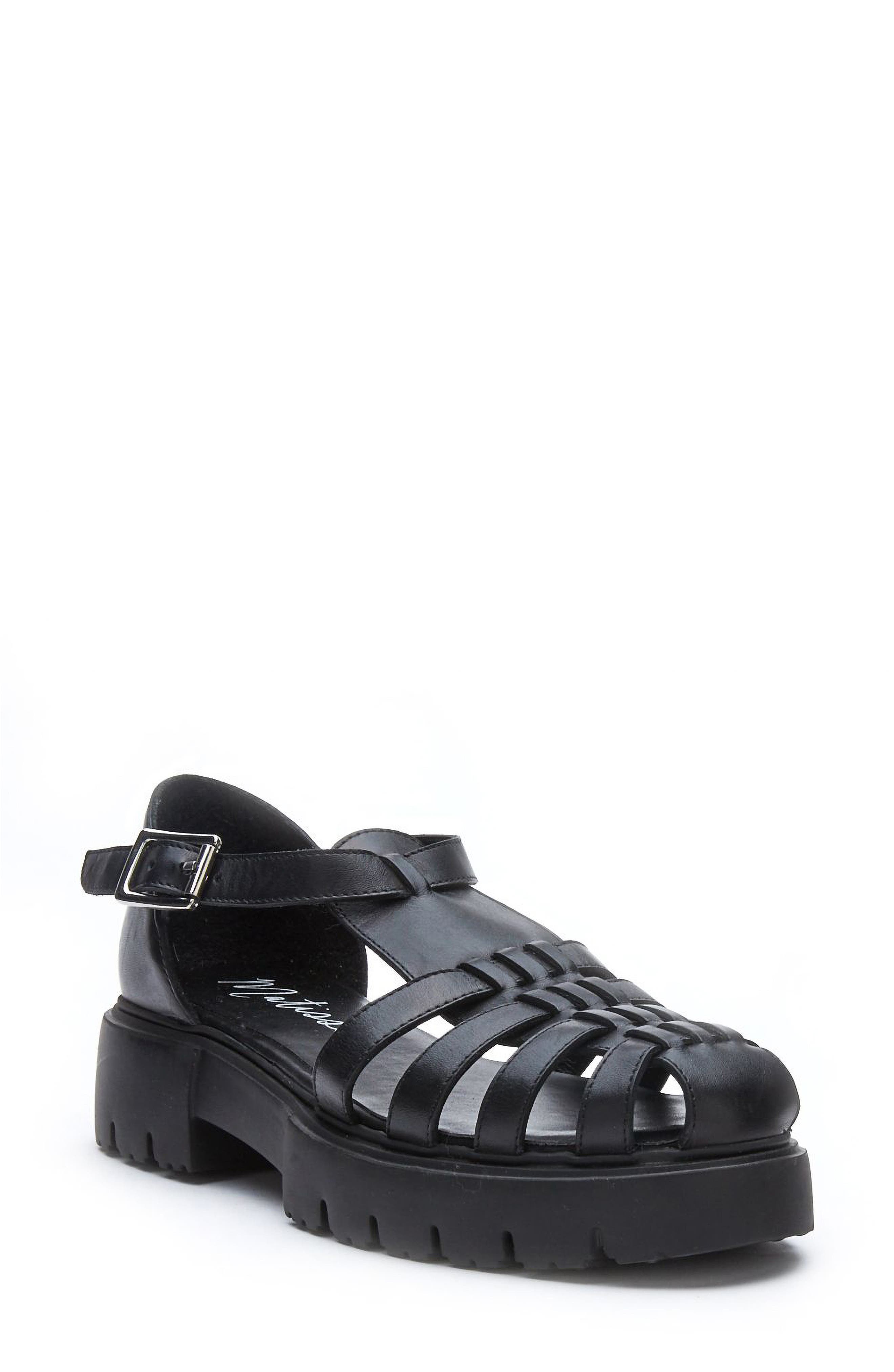 Dart Fisherman Sandal, Main, color, BLACK