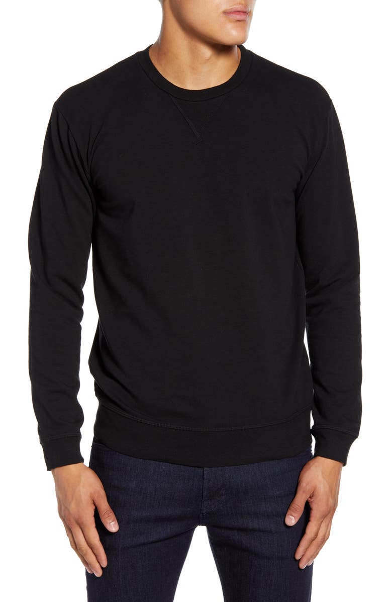 Goodlife Micro Terry Crew Sweatshirt, Main, color, 