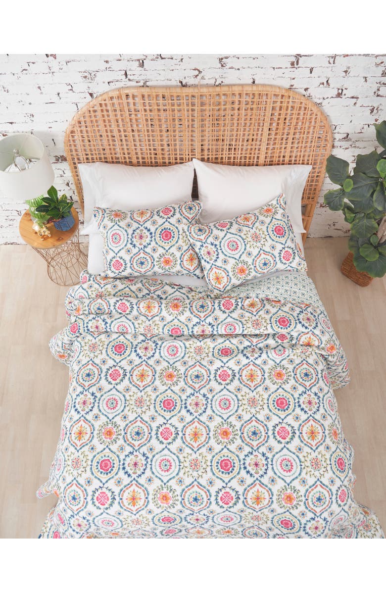 carol 
frank Fallon Quilt Bedding Collection, Alternate, color, White