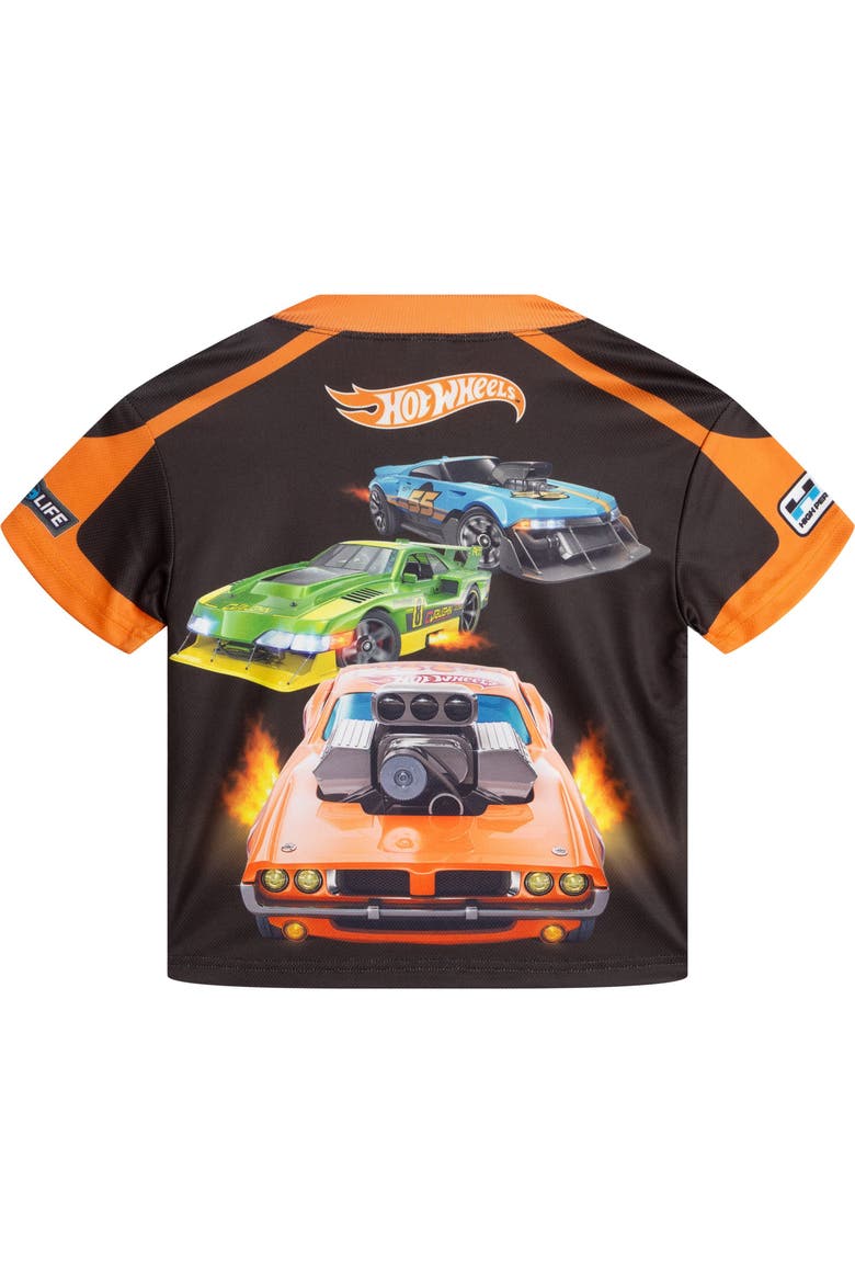 Racing 2-Piece Tee and Joggers Set, Alternate, color, Black Orange