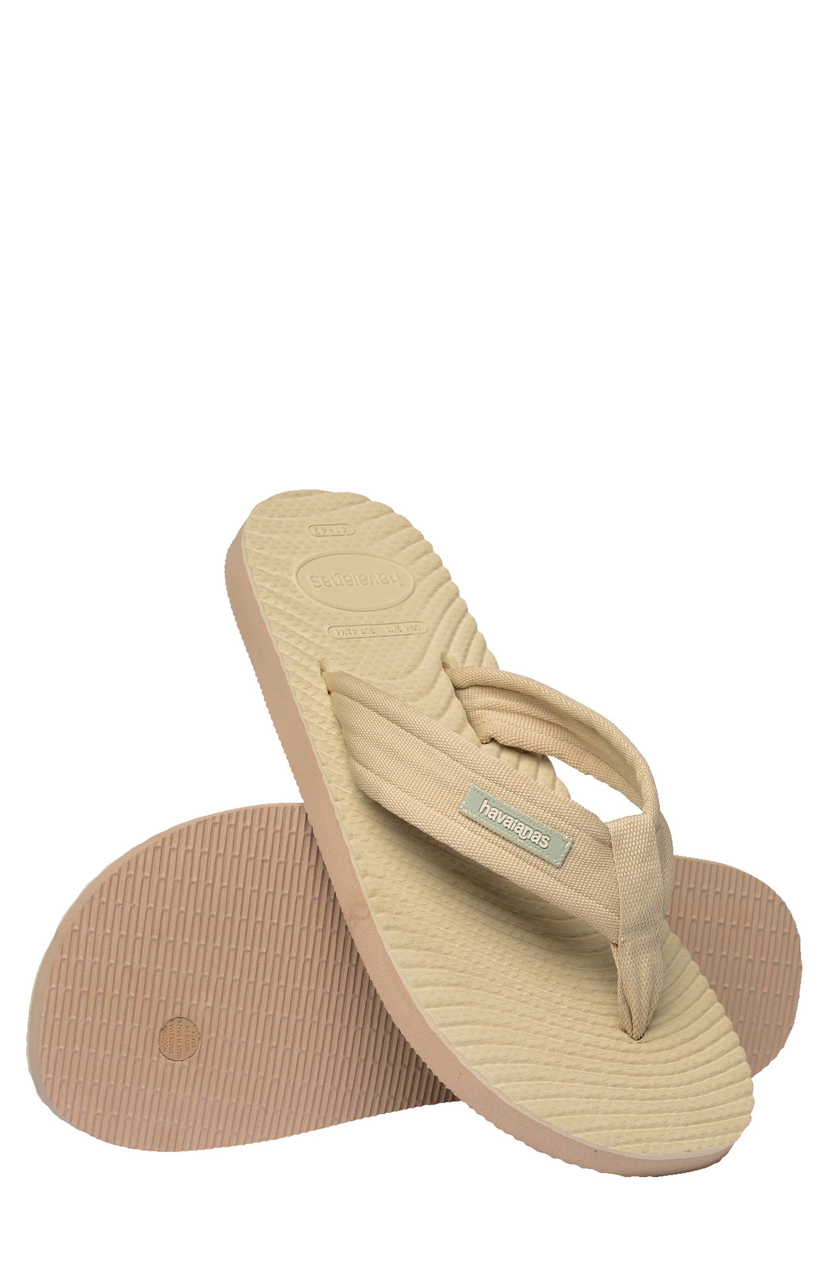 Surfer Coast Flip Flop, Alternate, color, ROSE GOLD/ SAND