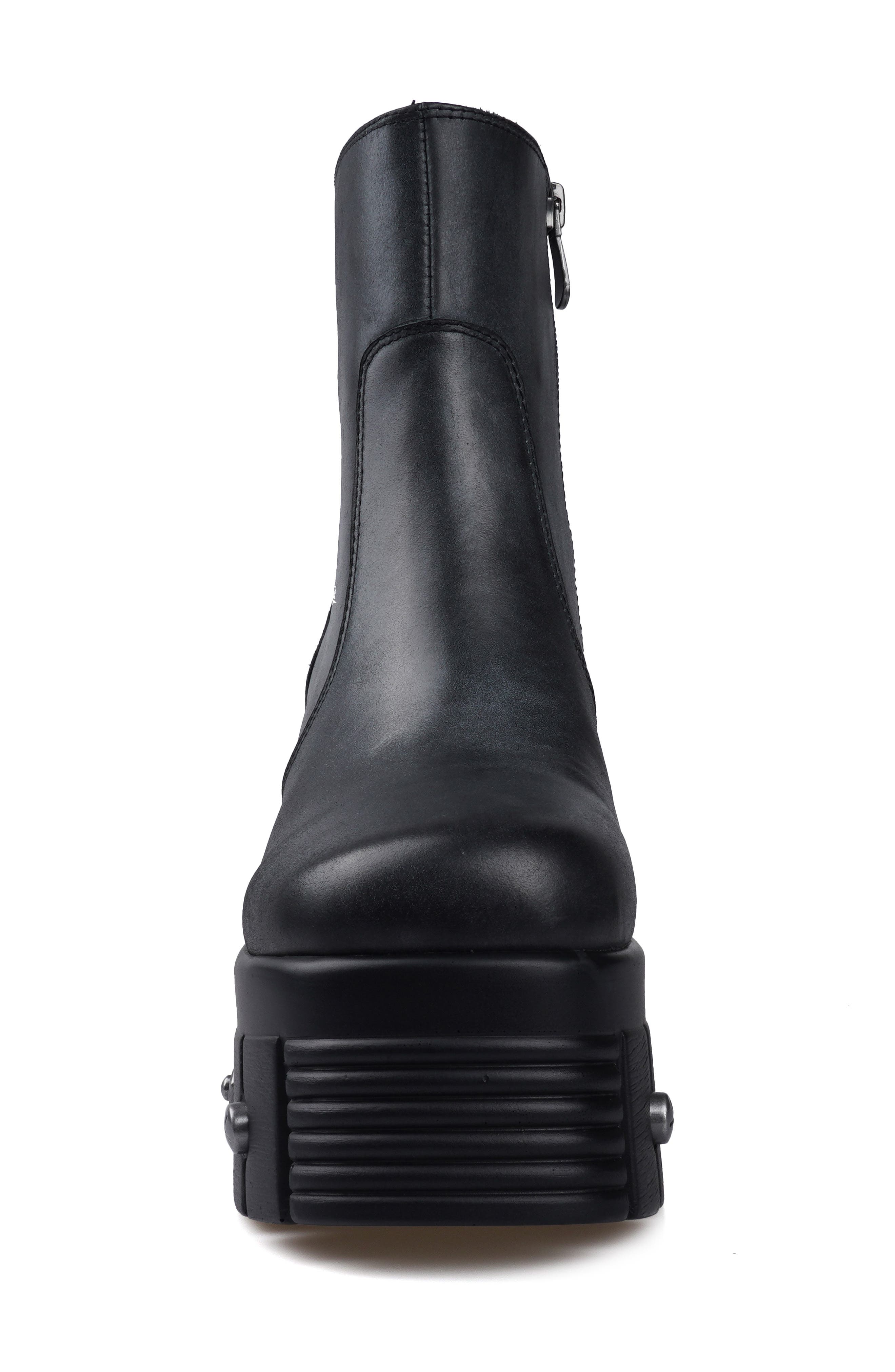 ZIGI Rakel Platform Bootie, Alternate, color, Black Leather