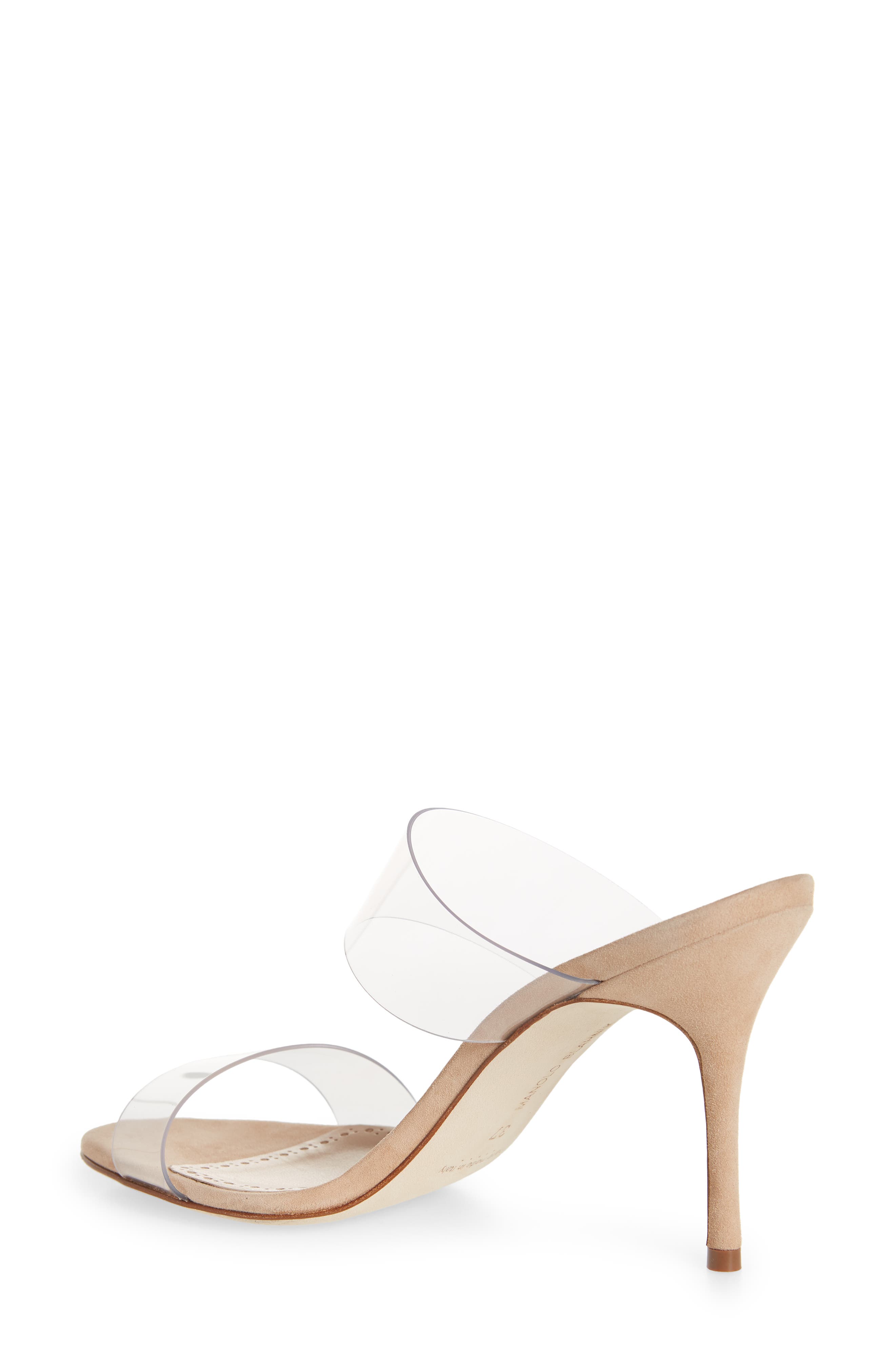 Scolto Transparent Strap Sandal, Alternate, color, NUDE