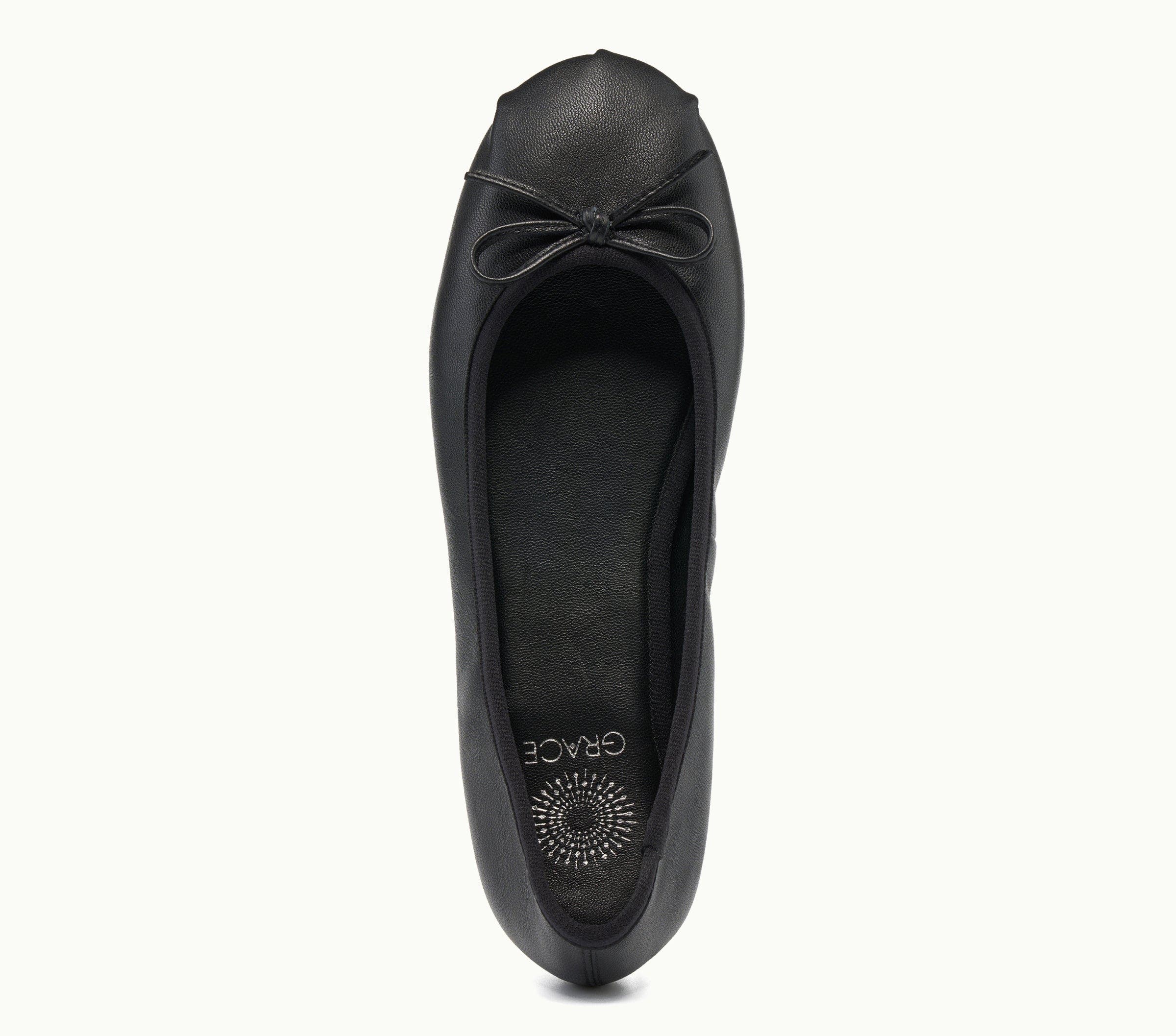 Reims Ballerina, Alternate, color, BLACK