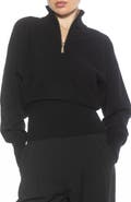 Alexia Admor Niko Quarter Zip Sweater