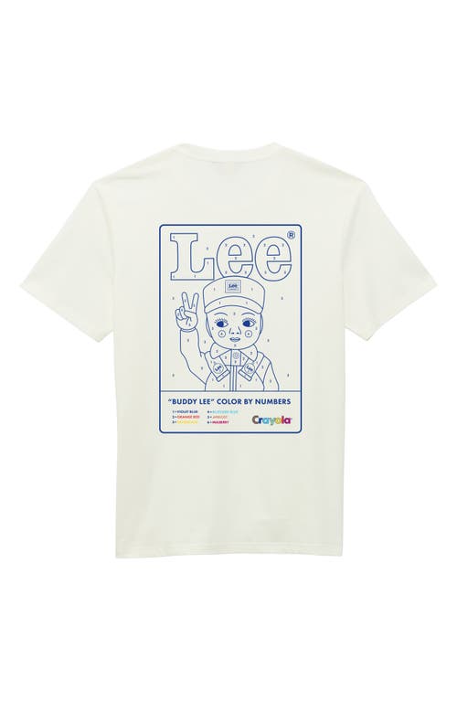 Lee X Crayola Buddy Graphic T-shirt In White