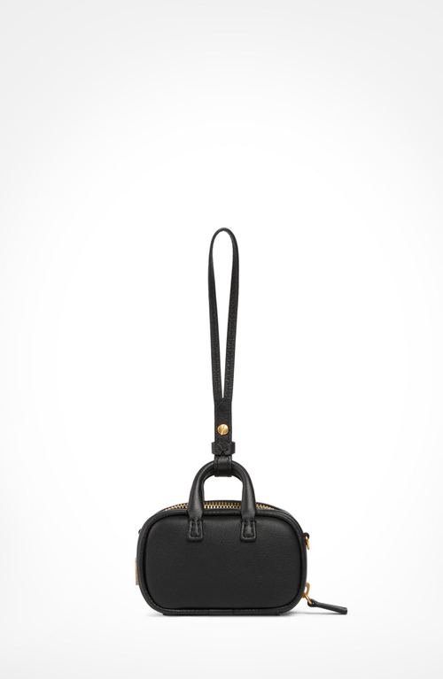 Aviteur Mini Maia Calfskin Bag In Black