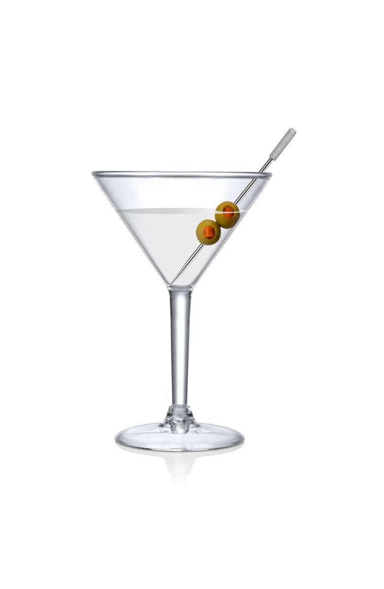 PRODYNE Stainless Steel Classic Cocktail Picks, Set of 6, Alternate, color, Silver