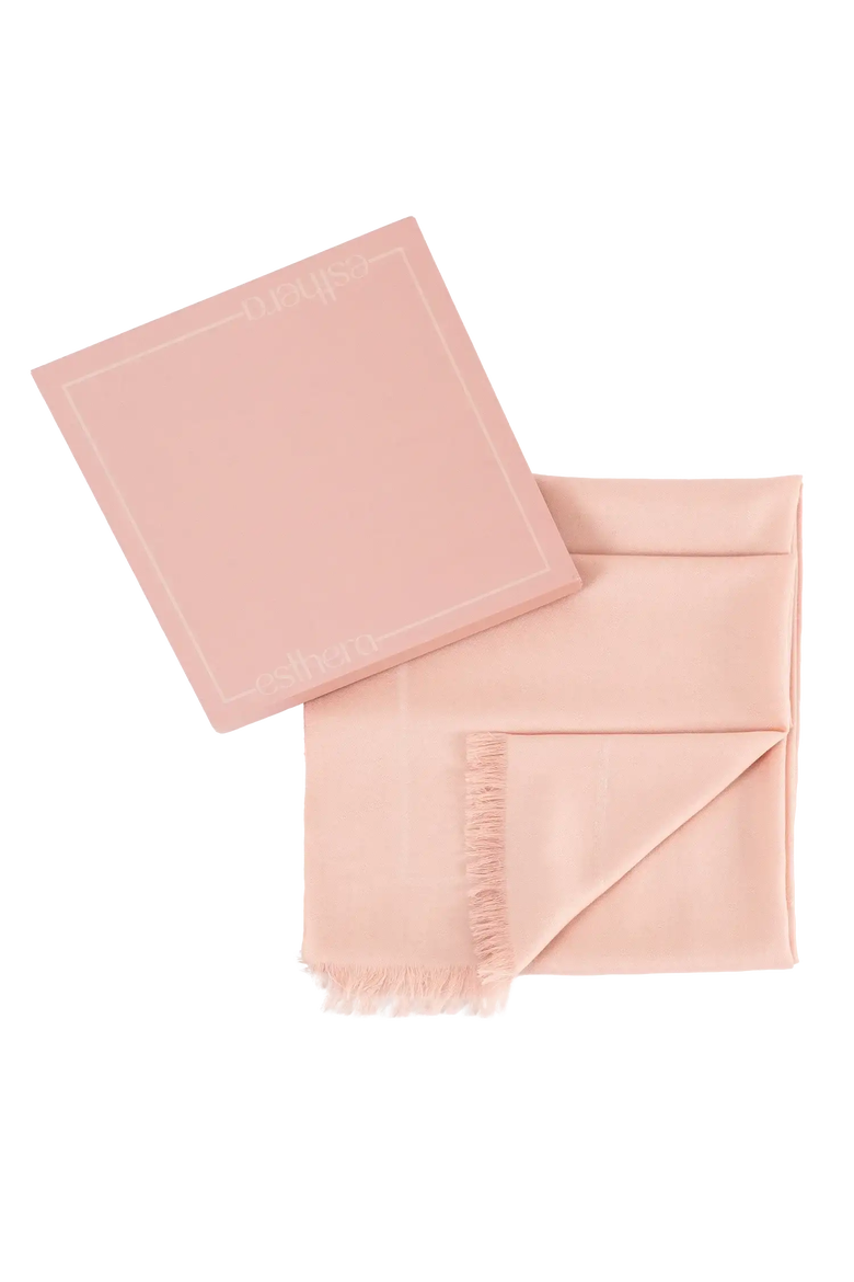 Wool Logo Scarf, Alternate, color, Light Pink