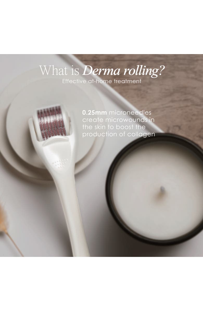 Project E Beauty The Derma Roller 540 Titanium Microneedle Facial Tool, Alternate, color, White