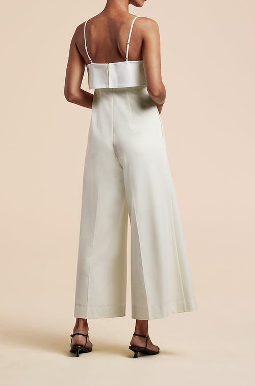 REBECCA TAYLOR REBECCA TAYLOR TUXEDO WIDE LEG JUMPSUIT