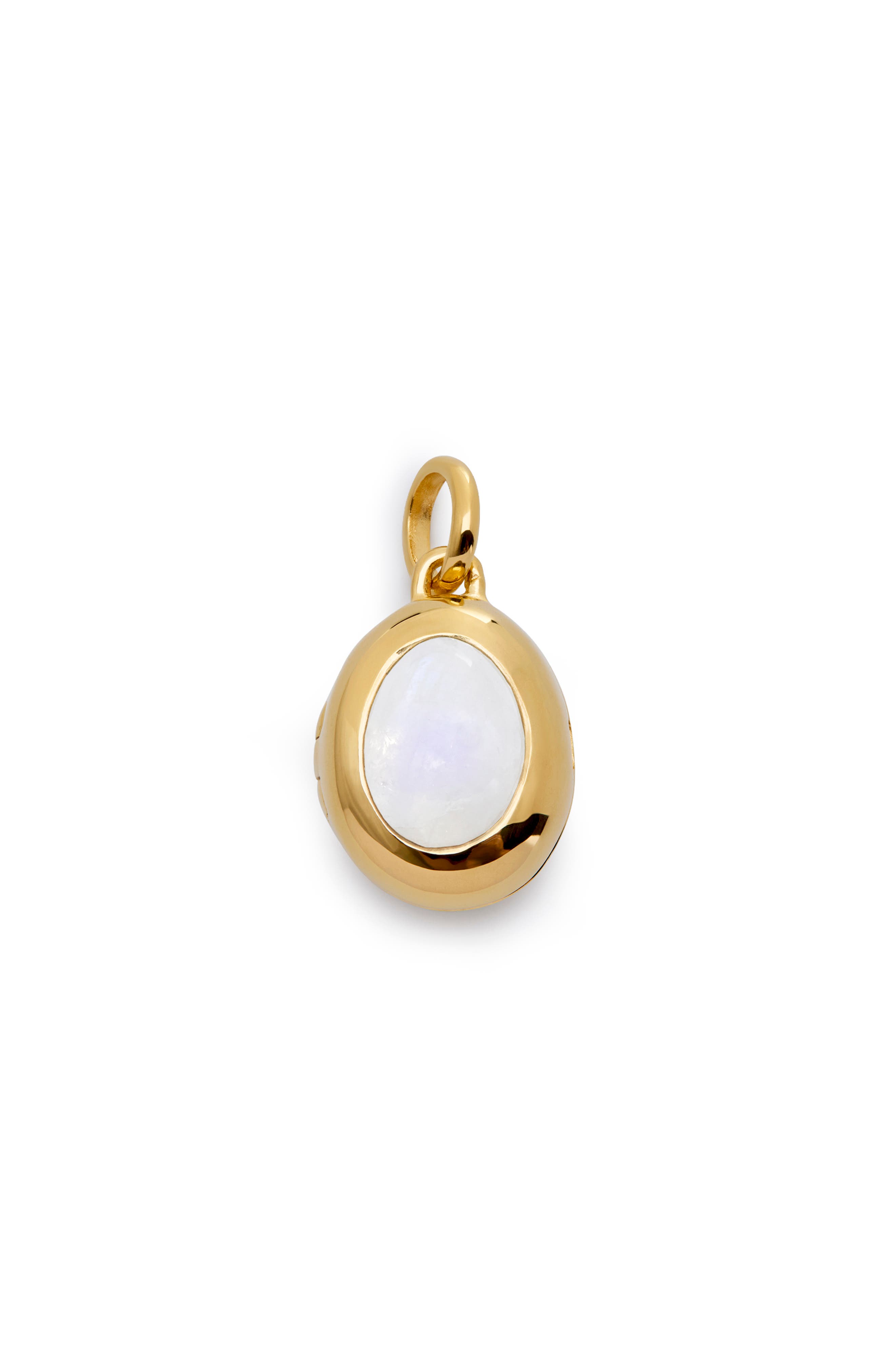 18CT GOLD VERMEIL / MOONSTONE