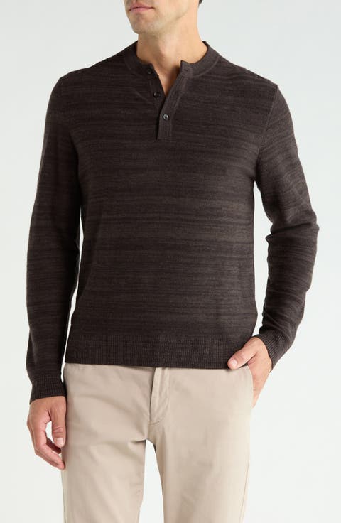 Aranda Merino Wool Henley Sweater