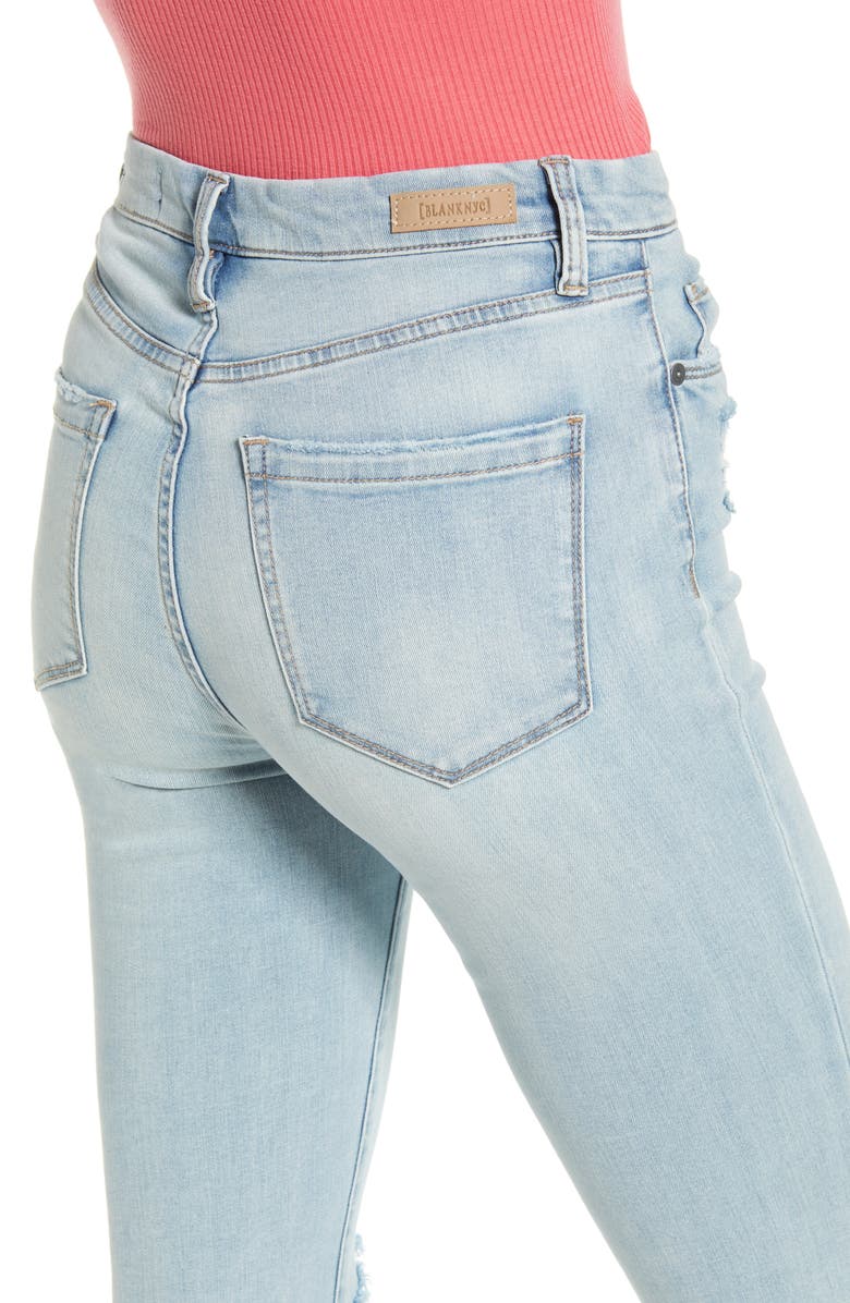 BLANKNYC The Great Jones High Waist Ripped Jeans, Alternate, color, 