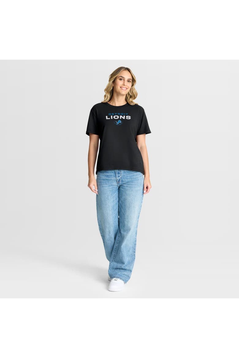 Women's Fanatics Black Detroit Lions Fade Legacy T-Shirt, Alternate, color, Black