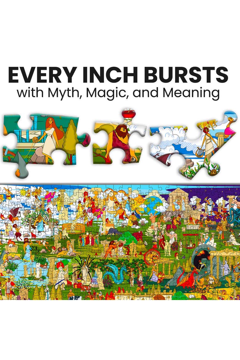 1000 Piece Jigsaw Puzzle for Adults - Mythology Puzzle, Alternate, color, Greek