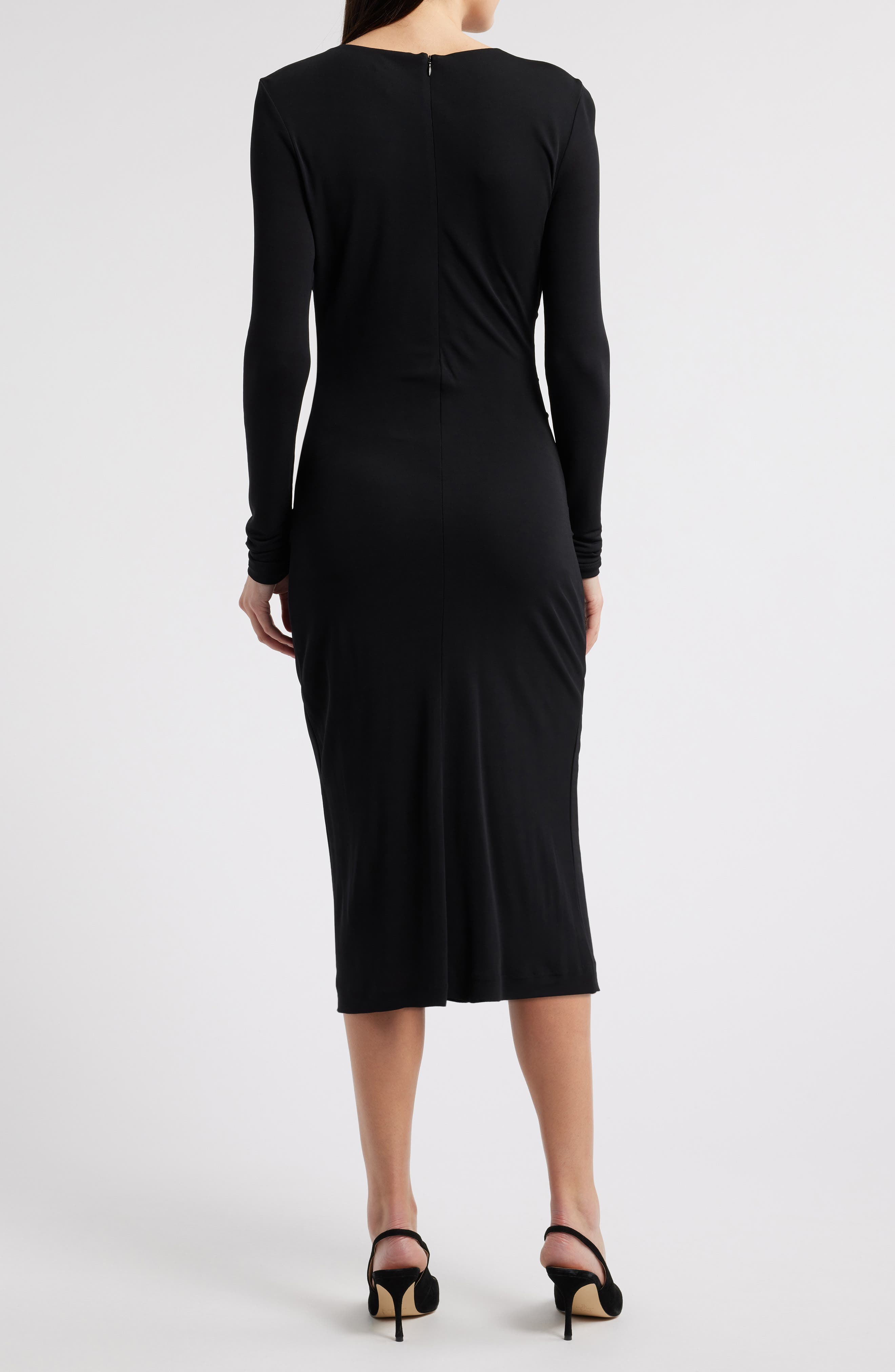 Eden Long Sleeve Body-Con Midi Dress - image 2