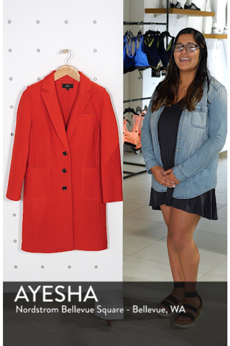 Olga Boiled Wool Topcoat video